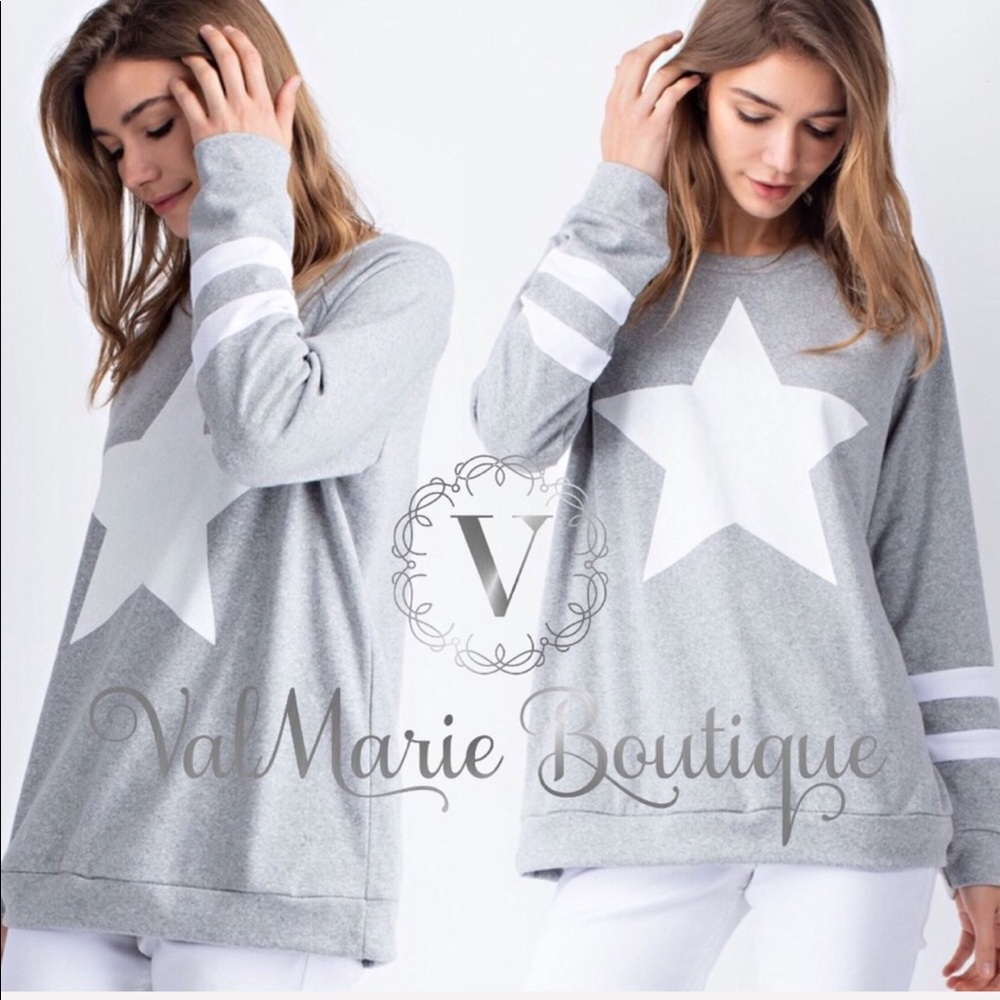 STAR GAZER star logo pull over top - Picture 2 of 3